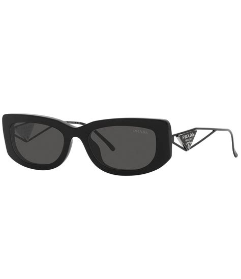 53mm rectangular sunglasses prada|prada sunglasses clear frame.